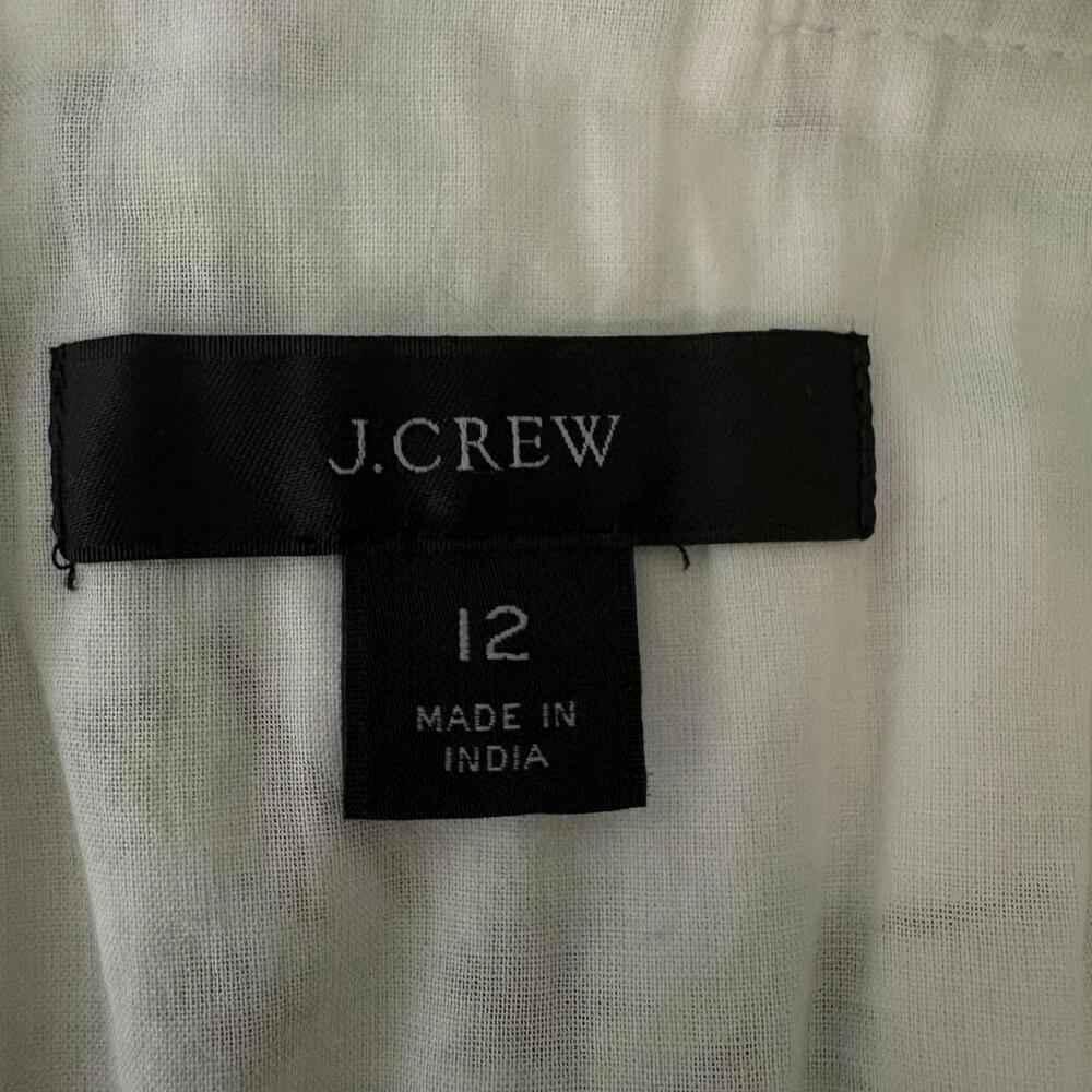 J. Crew Re-imagined Pleated Floral Cotton Maxi Dress 12 - Picture 9 of 9